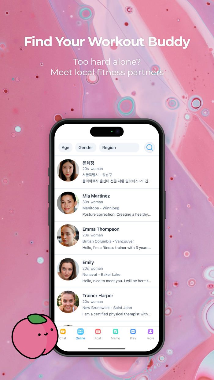 People working out together